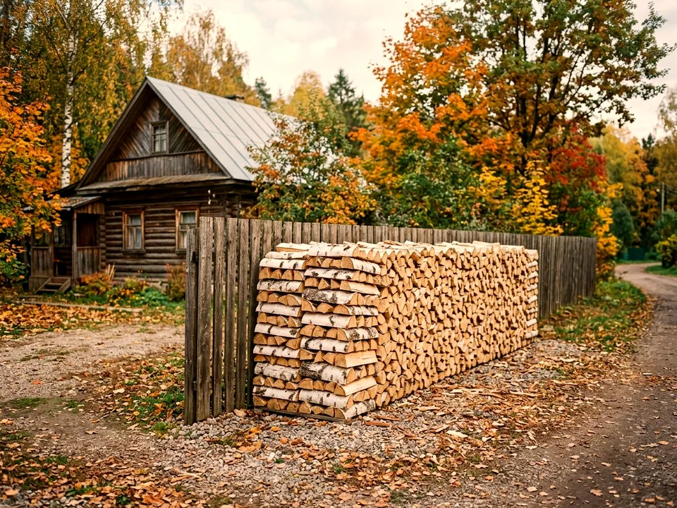 Круговая поленница holzhausen, Успенское, улица Вишнёвая, 13